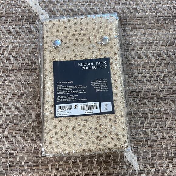 Hudson Park Collection Euro Sham - Foglia - Picture 5 of 5